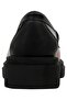 Women's Vegan Leather Black Loafer - Poppy Design - 6
