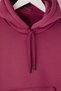 Teen Dusty Rose Thick Fleece Inside Hooded Pocket Asymmetric Knitted Sweatshirt Twoaw26Sw00113 - 6