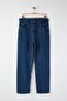 Lacivert Baggy/90's Straight Fit Jeans Bol Kot Pantolon TMNSS24JE00012 - 5