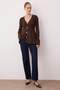Kahverengi Peplum Detaylı Triko Hırka TWOAW26HI00271 - 2