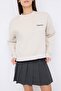 Teen Taş Regular Dantel Detaylı Slogan Nakışlı Kalın İçi Polarlı Örme Sweatshirt TWOAW26SW00153 - 3