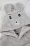 Gri Mini Me Kız Çocuk/Erkek Çocuk Peluş Kalın Örme Pijama Takımı TKDAW26PT00015 - 5