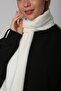 Ecru Soft Textured Unisex Thick Scarf Shawl - 5