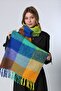 Colorful Tasseled Boucle Women's Scarf Shawl - 6