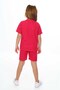 Crew Neck Shorts Set for Girls - 6