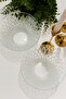 2-Piece Glass Bowl - Decorative Presentation Bowl and Fruit Bowl - Crystal - 4