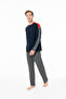U.S. Polo Assn. Men's Navy Blue Pajama Set - 2