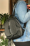 Large Size Green Combination Women's Backpack with 9 Compartments Suitable for Daily Use 4040 - 4