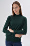 Emerald 100% Organic Cotton Crew Neck Openwork Knitwear Sweater Knitted Blouse - 3