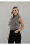 Women's 3-Piece Zero Sleeve Sleeveless Body High Neck Viscose Body - 2