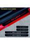 Accessory Auto Door Sill Sticker Carbon Compatible for Lada Kalina 4 Pieces