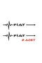 Fiat Pulse Custom New Sticker Black 30*8 cm