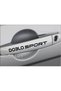 Fiat Doblo Sport Door Handle Special New Sticker Set 8 Pieces 10*1.5 cm