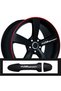 Accessory Auto Door Handle/Wheel Rim Sticker Compatible for Hyundai Excel 10 Pieces 10*1.5 Cm