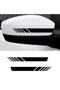 Accessory Side Mirror Auto Strip Sticker, Car Sticker Black