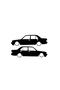 2 Pieces Tofas Flat Sticker – Car Sticker – Car Sticker – 15X5Cm, Black