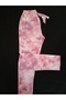 Bukadinca Sewn from Mixed Soft Colored 100% Cotton Fabric Pajamas Single Bottom - 4
