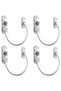 5 Pcs White Steel Rope Window Safety Burglar Child Lock - 3