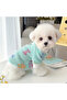 Pink Sweater with Flannel Fabric and Leash Attachment Ring for Cats and Dogs - 5