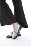 Moment Silver Loafers for Women - Embellished Loafers