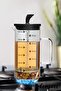 Cambu 600ml 3 in 1 (FIRE RESISTANT) French Press Teapot, Measuring Cup - 2