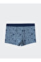 Lcw Kids Blue Printed Boys' Boxers 3Pcs - 2