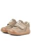 Dino Genuine Leather Sand Color High Top Baby Shoes - 5