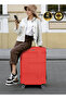 20-Inch Cabin ABS Hardshell Spinner Luggage – 10KG Lightweight 4-Wheel Suitcase Red - 5