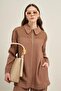 Women's Mesh Detail Suit Hazelnut 31047