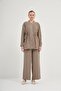 Women's Trouser Suit Khaki 31048 - 6