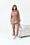 Women's modal set camel 30865 - 2