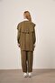 Women's Tansel Suit Khaki 31104 - 6