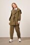 Women's Tansel Suit Khaki 31104 - 3