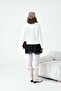 Women's Brass Knit Turtleneck Sweater Ecru 20909 - 7
