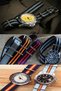 24mm Fossil-Welder-Casio-Seiko-Omega-Armani Watch Compatible Nato Textile Fabric Watch Band 24Model39 - 3