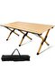 AUTO FAMILY Folding Aluminum Camping Table Brown (150 CM) – Aluminum Roll-Up Table - 2