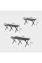 AUTO FAMILY Folding Aluminum Camping Table Black (150 CM) – Aluminum Roll-Up Table - 5