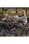 AUTO FAMILY Folding Aluminum Camping Table Black (120 CM) – Aluminum Roll-Up Table - 3