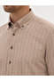 Mink Striped Regular Fit Long Sleeve Shirt 50312366-Vr052 - 7