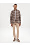 Mink Lumberjack Plaid Regular Fit Long Sleeve Shirt 50312356-Vr052 - 4