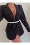 Women's Trouser Belt, Jacket Belt, Dress Belt, Shirt Belt with Oval Buckle - 2
