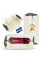 Shoe Washing Bag Zippered White Microfiber Protective Laundry Net