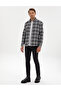 Black Lumberjack Plaid Regular Fit Long Sleeve Shirt 50312356-Vr046 - 4