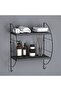 2 Tiers Demountable Bathroom Shelf - 6