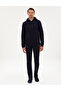 Navy Blue Slim Fit 3 Thread Straight Leg Sweatpants 50317670-Vr033