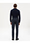 Navy Blue Slim Fit Canvas Trousers 50317275-Vr033 - 4