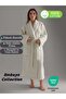 Boucle Bathrobe, Shawl Collar Bathrobe, %100 Cotton Women's / Men's Unisex Bathrobe, Sauna Hotel Spa Bathrobe - 2