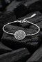 316L Steel Lotus Flower of Life Women's Bracelet – Silver Color, Stylish and Meaningful Design - 2