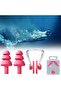 Set of 2 Ear Plugs and Nose Clips - Ear Nose Plug Silicone-Ear Plug and Nose Clips Set of 2 - 2