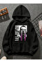 سترة رياضية سوداء مطبوعة من faıl out boy v1